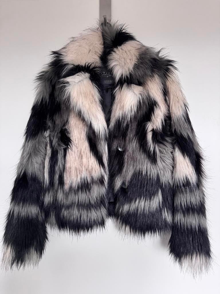 Goosecraft Faux Fur Jas Maat S - Nieuw, Ophalen of Verzenden, Nieuw, Maat 36 (S), Zwart