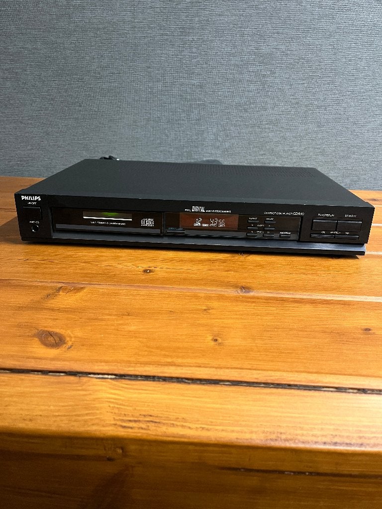 Vintage Philips CD640 cd speler . Getest !, Ophalen of Verzenden, Gebruikt, Philips