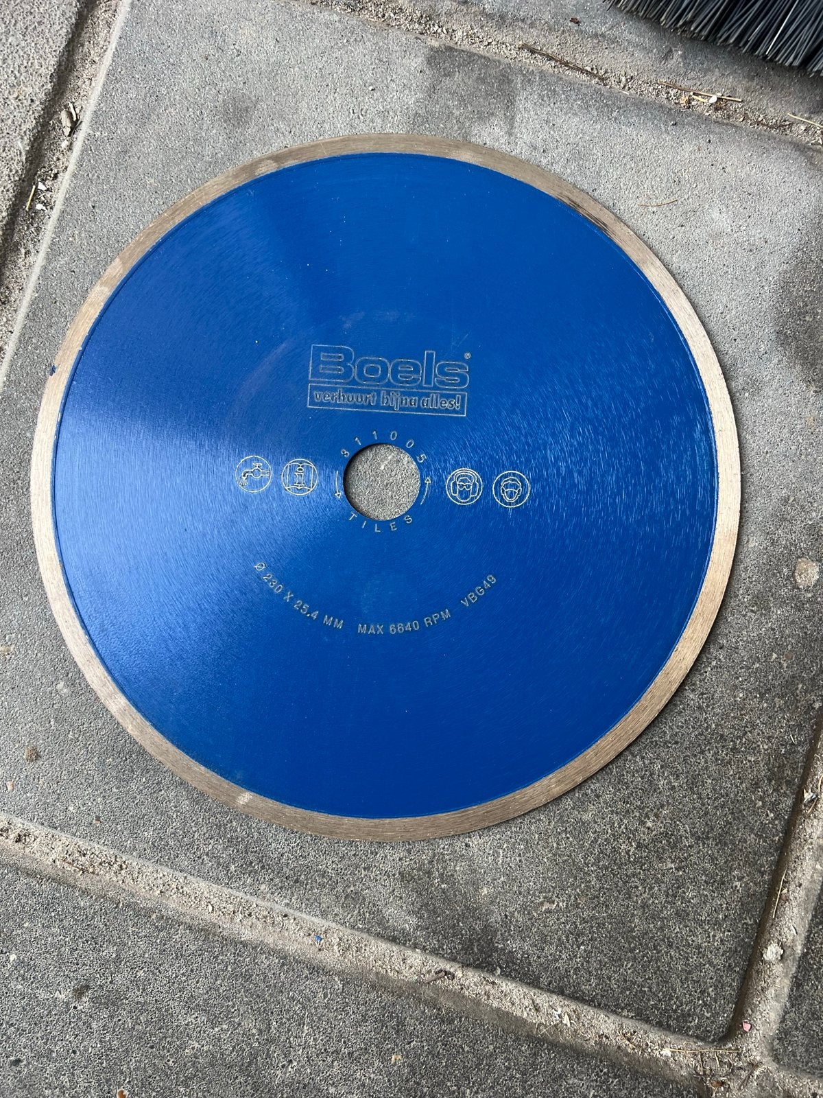 Tegelzaagblad Ø 230 x 25.4 mm, Ophalen of Verzenden, Nieuw, Overige typen
