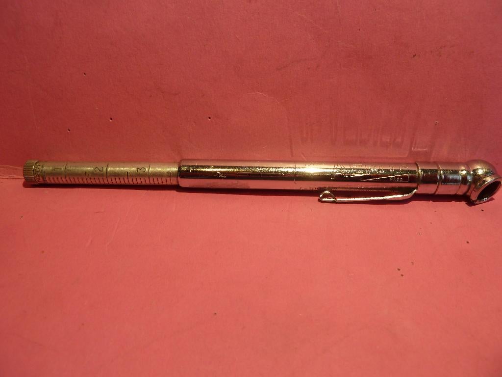VERCHROOMDE OUDE BANDENSPANNINGMETER, Ophalen of Verzenden, Zo goed als nieuw