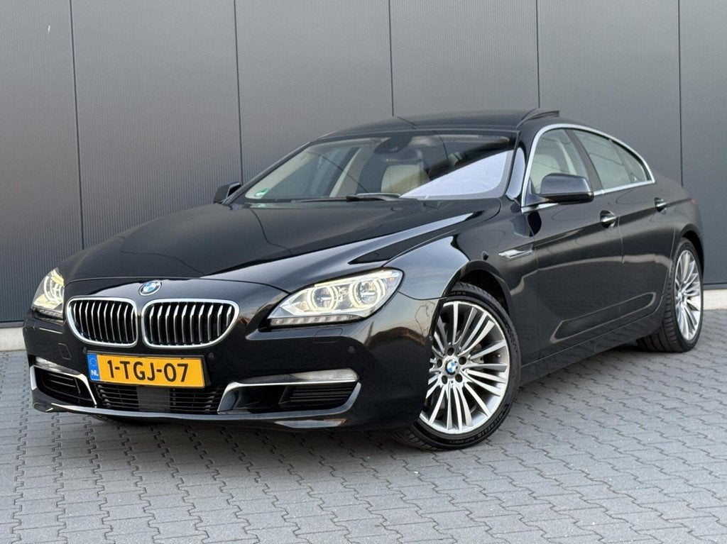 BMW 6-serie Gran Coupé 640I High Executive Pano - Leder Das, Auto's, Euro 5, Achterwielaandrijving, 320 pk, Zwart
