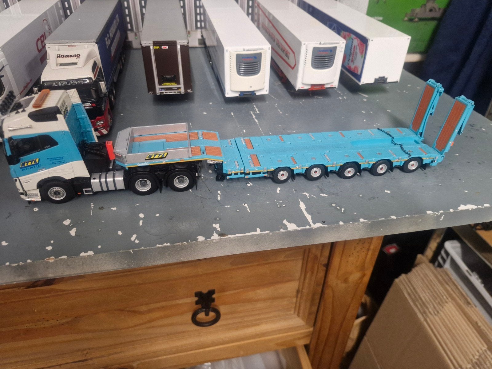 volvo met dieplader STTL wsi, Ophalen of Verzenden, Zo goed als nieuw, Bus of Vrachtwagen, Wsi