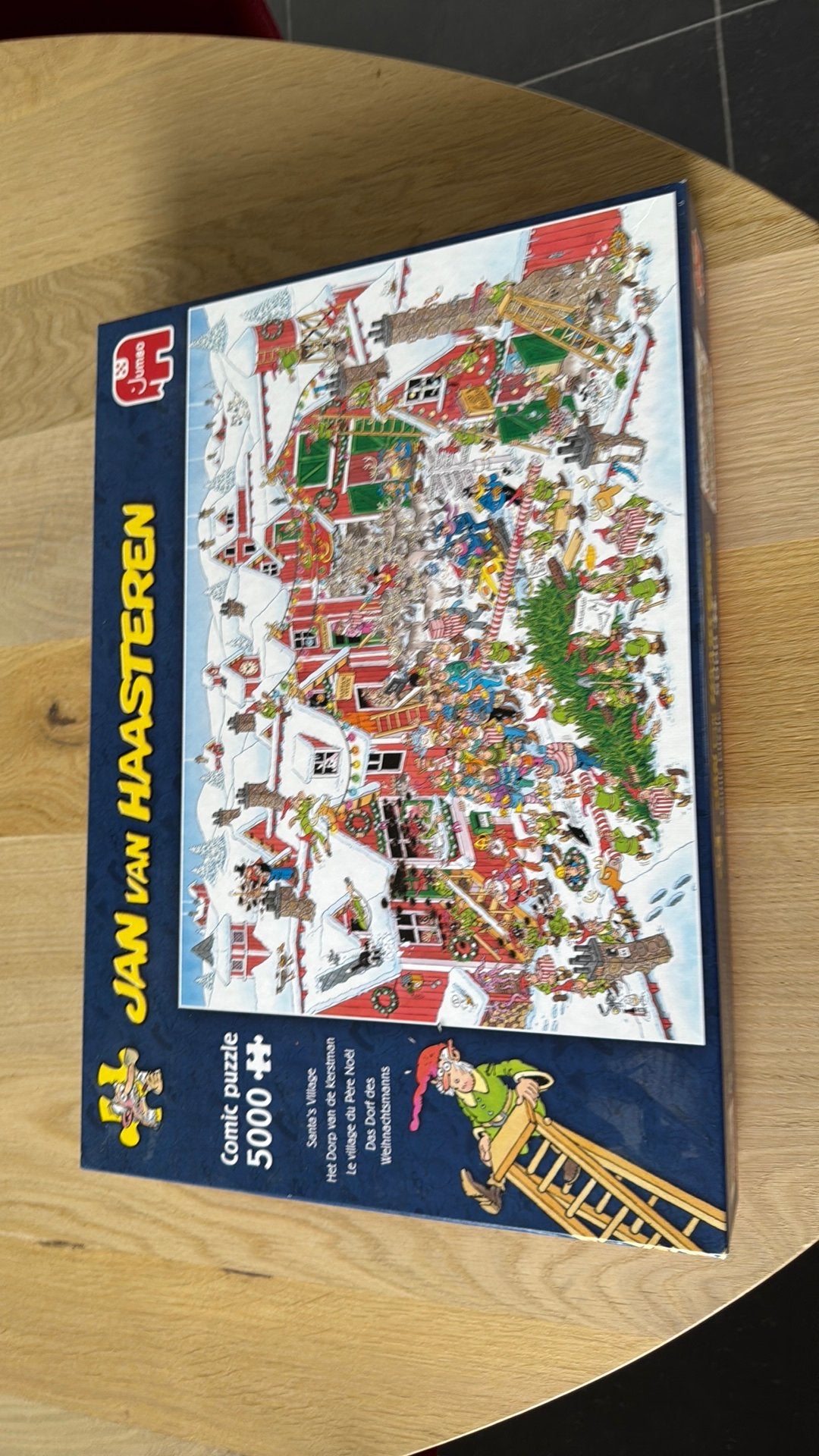 Puzzel Jan van Haasteren 5000 stukjes, Hobby en Vrije tijd, Denksport en Puzzels, Ophalen, Meer dan 1500 stukjes, Zo goed als nieuw