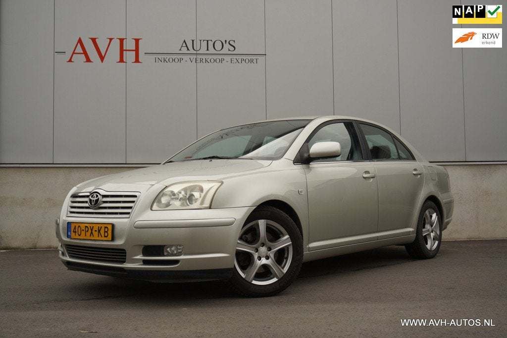 Toyota Avensis 2.0 VVTi Linea Sol, Auto's, 1998 cc, Stof, 4 cilinders, Origineel Nederlands