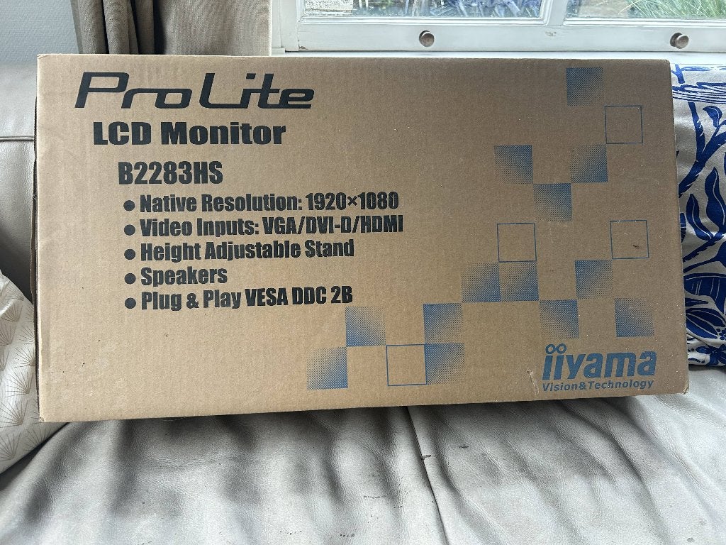 Iiyama ProLite B2283HS LCD Monitor - Nieuw in doos, Computers en Software, DVI, Iiyama, Ingebouwde speakers, Nieuw