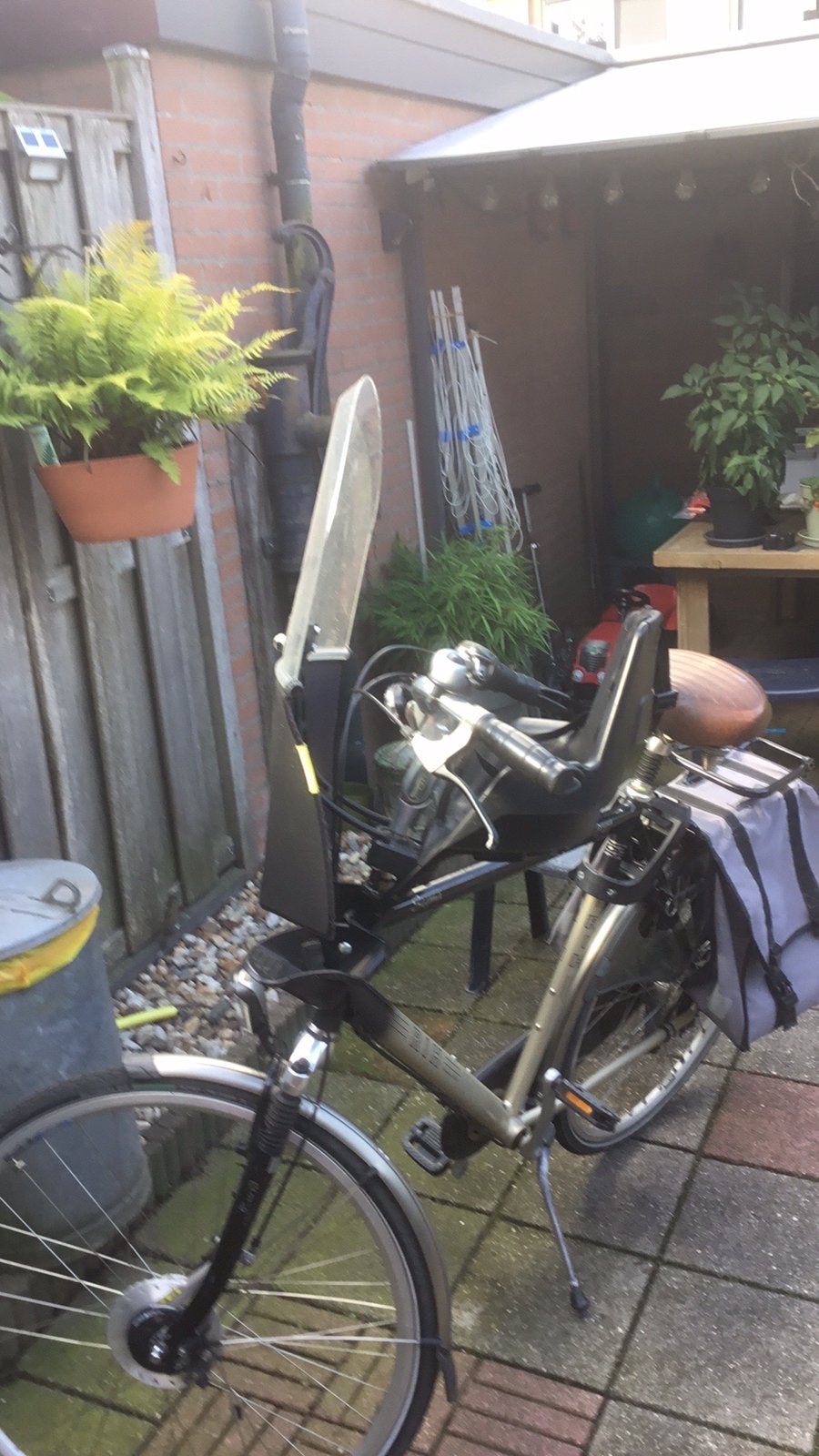 Bobike kinderzitje voor met scherm, Fietsen en Brommers, Ophalen of Verzenden, Gebruikt