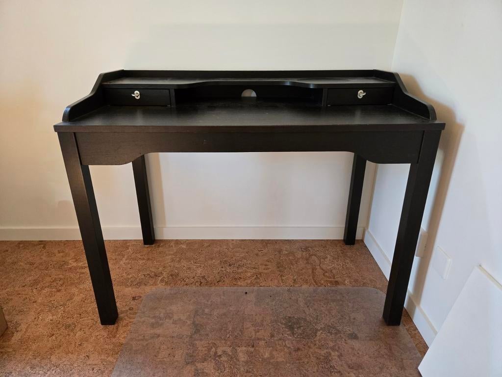 Zwart bureau Ikea Gustav, Ophalen