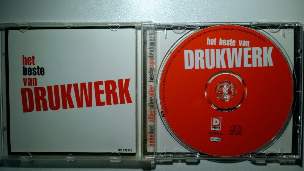Drukwerk - Het Beste Van Drukwerk, Ophalen of Verzenden, Zo goed als nieuw, Levenslied of Smartlap, Album