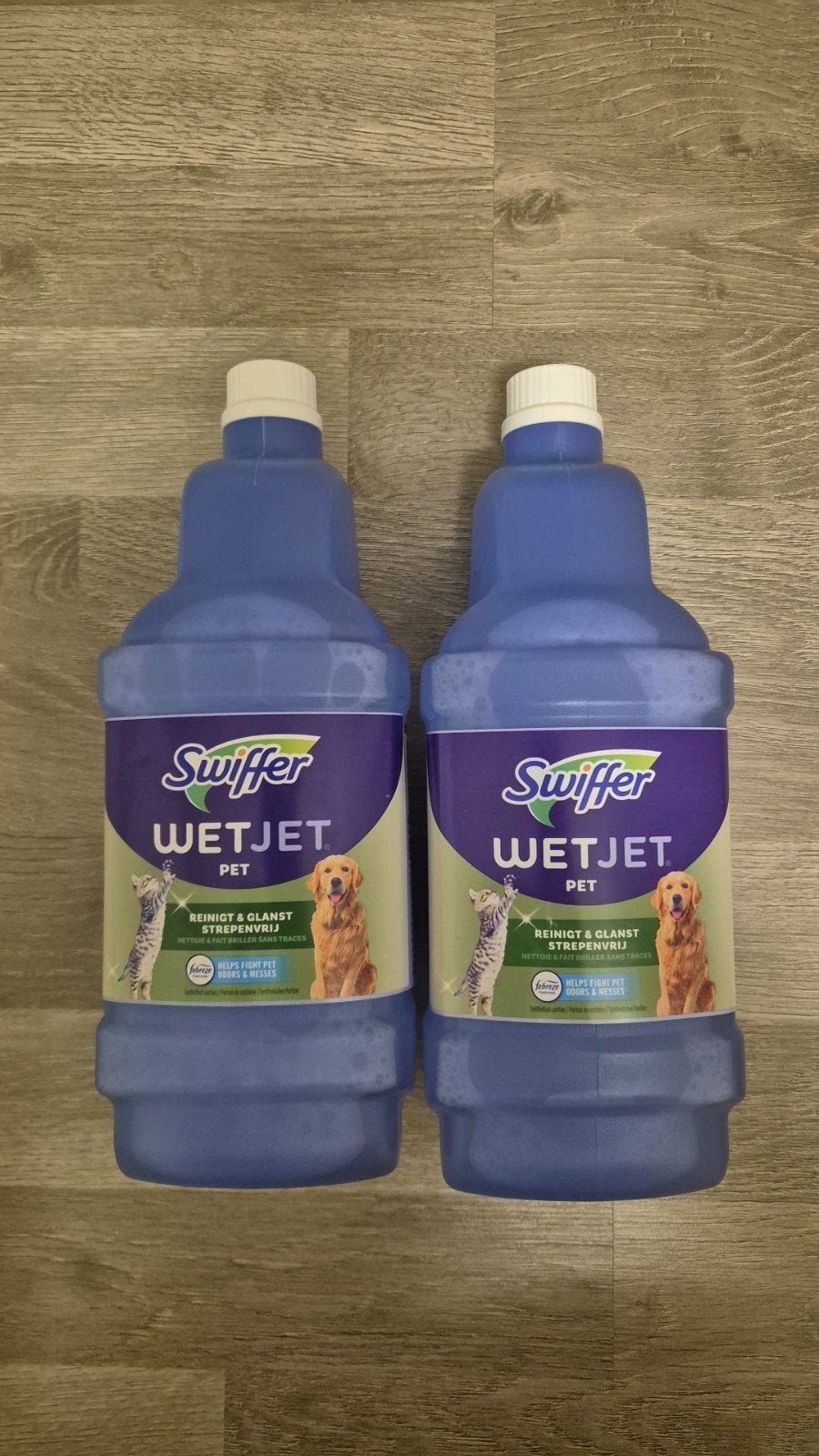 2x Swiffer WetJet Pet Navulling - Reinigt & Glanst, Huis en Inrichting, Ophalen