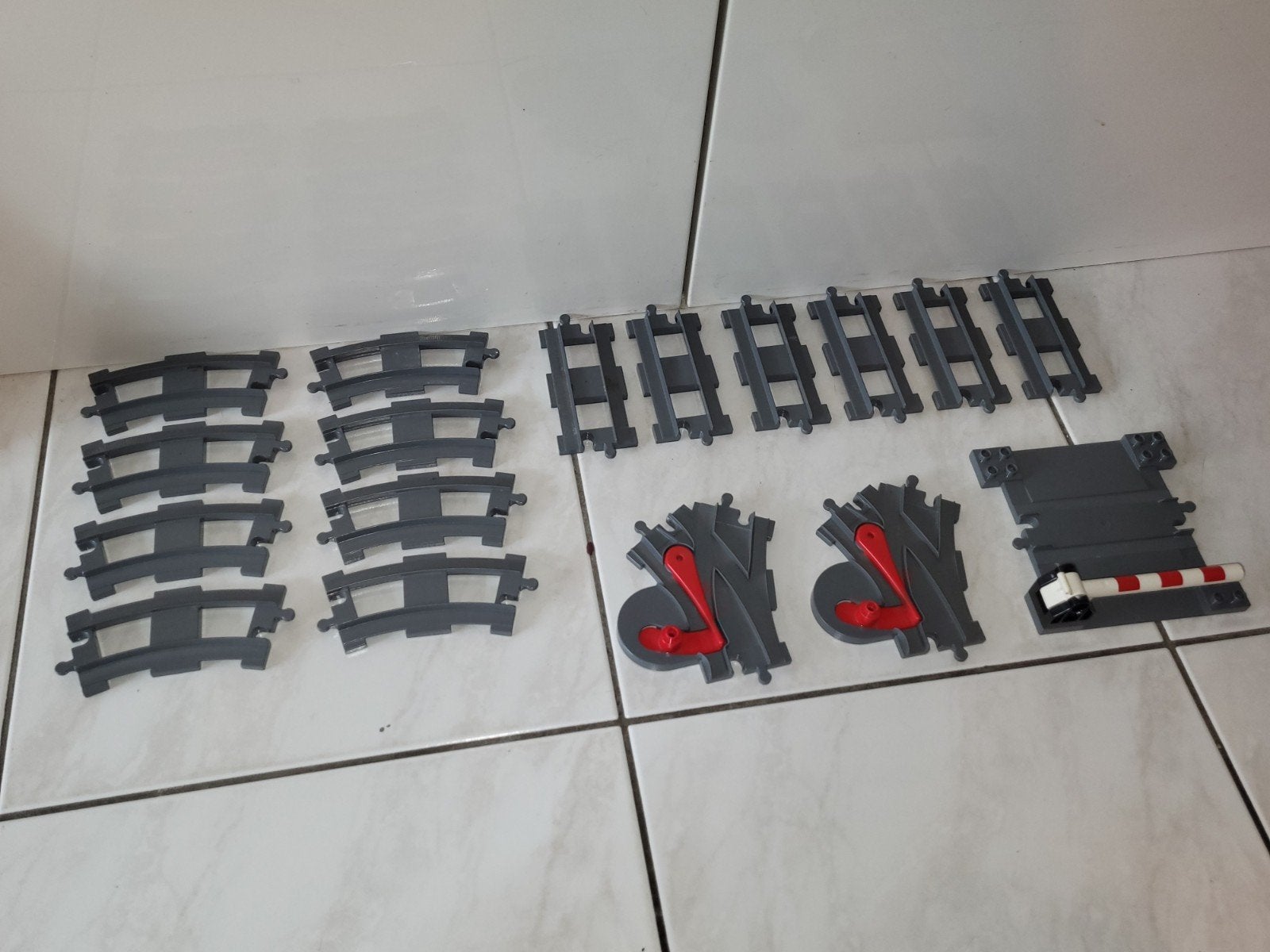 Duplo rails uitbreiding voor bij de trein, Gebruikt, Ophalen of Verzenden, Duplo, Duplo