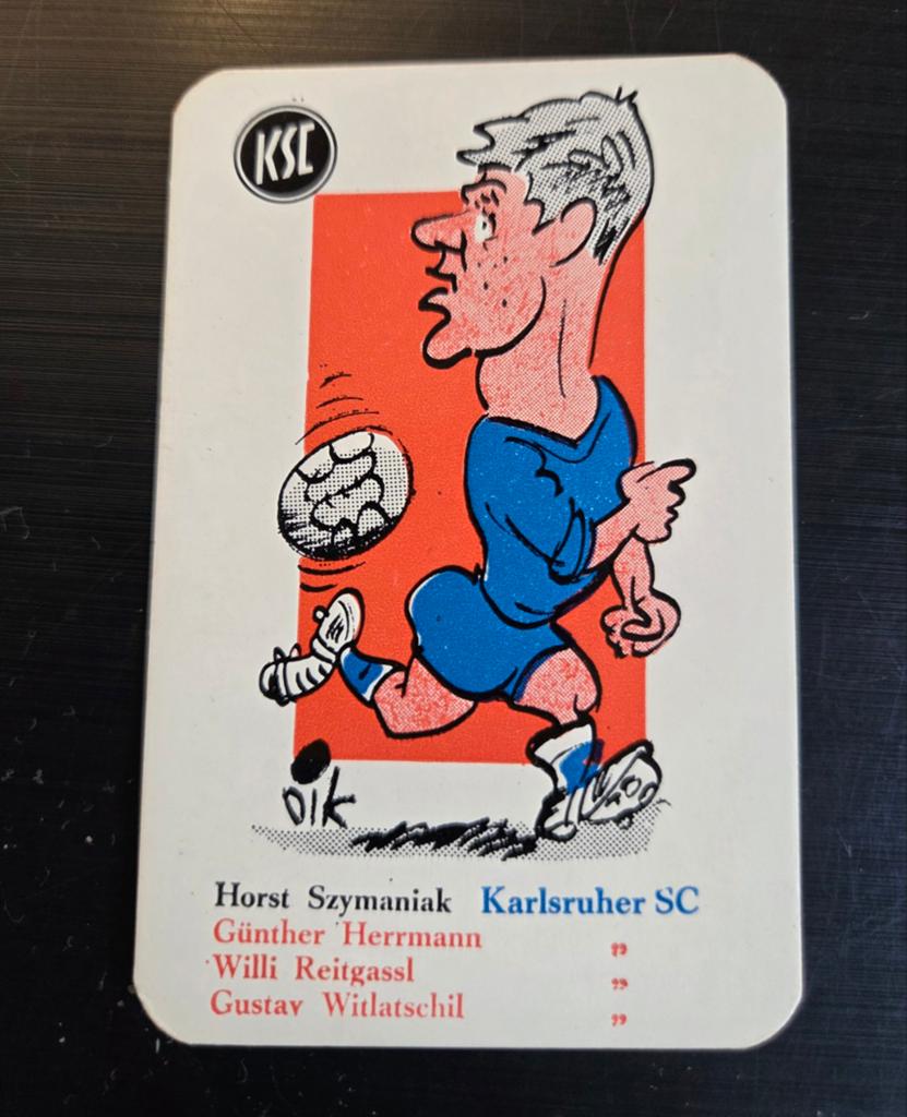Oude Voetbal Duitse kwartet spelerskaart dik Bruynesteyn, Ophalen of Verzenden, Zo goed als nieuw, Buitenlandse clubs, Spelerskaart