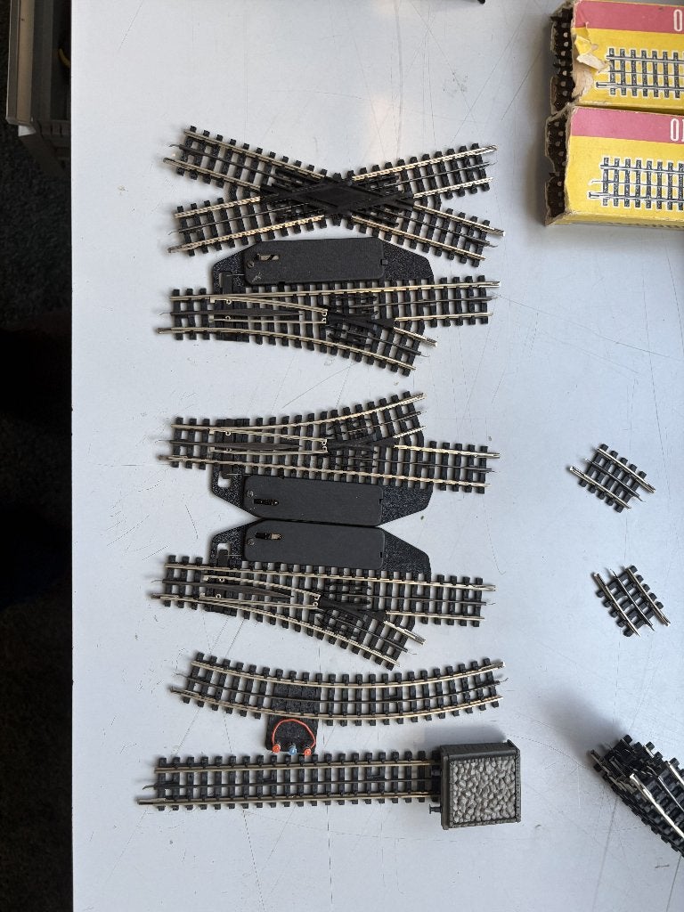 trix express rails, locomotief & wagons, Hobby en Vrije tijd, Modeltreinen | H0, Gelijkstroom, Trix, Ophalen of Verzenden, Analoog
