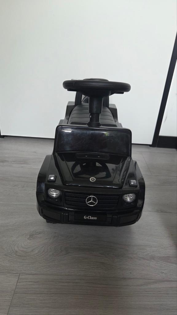 Loopauto Mercedes Benz zwart, Ophalen, Zo goed als nieuw