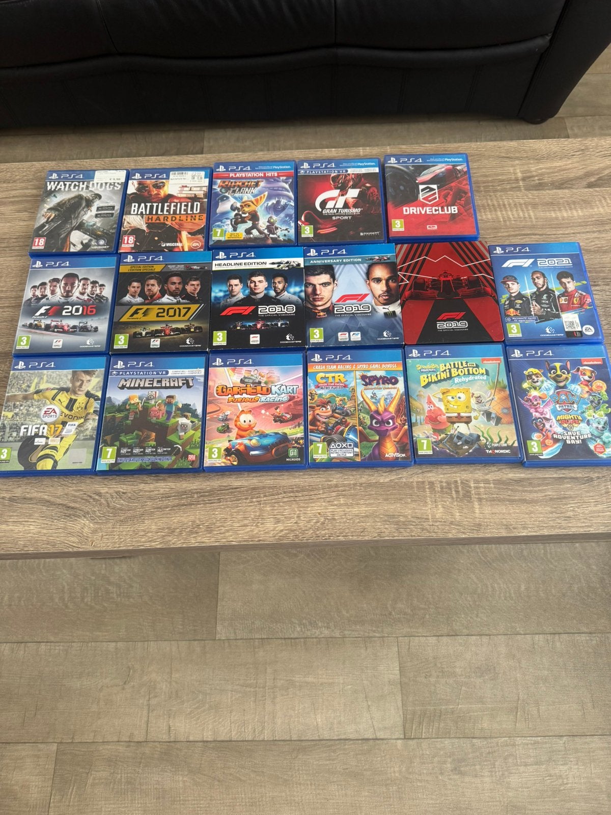 Ps4 spelletjes, Alle leeftijden, Ophalen, Zo goed als nieuw