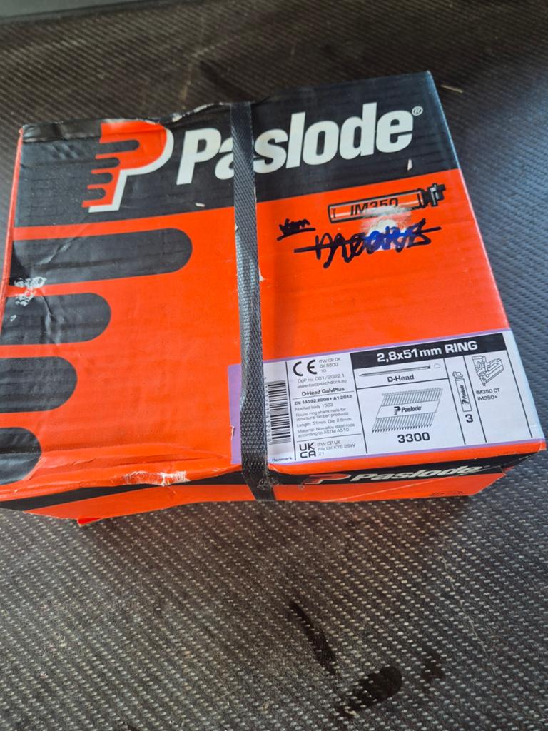 Spijkers paslode im350 2.8 x 51  Nieuw., Ophalen of Verzenden, Nieuw