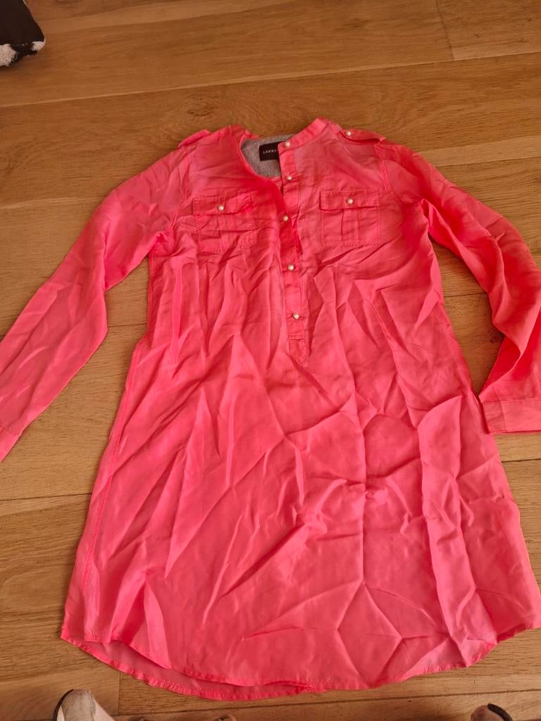 Laundry Industry Koraalroze Tuniek/Blouse Maat S, Laundry Industry, Ophalen of Verzenden, Zo goed als nieuw, Roze