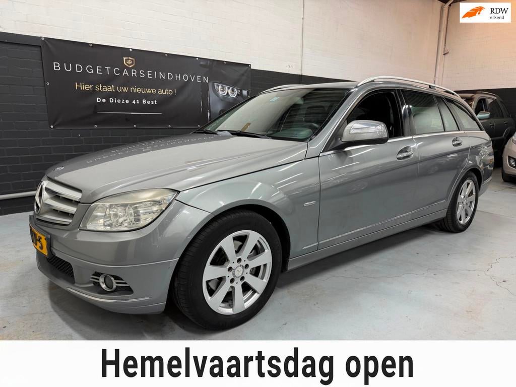 Mercedes-Benz C-klasse Estate 200 CDI Avantgarde Nap/Airco/I, Auto's, Mercedes-Benz, 4 cilinders, 1505 kg, Leder en Stof, Grijs