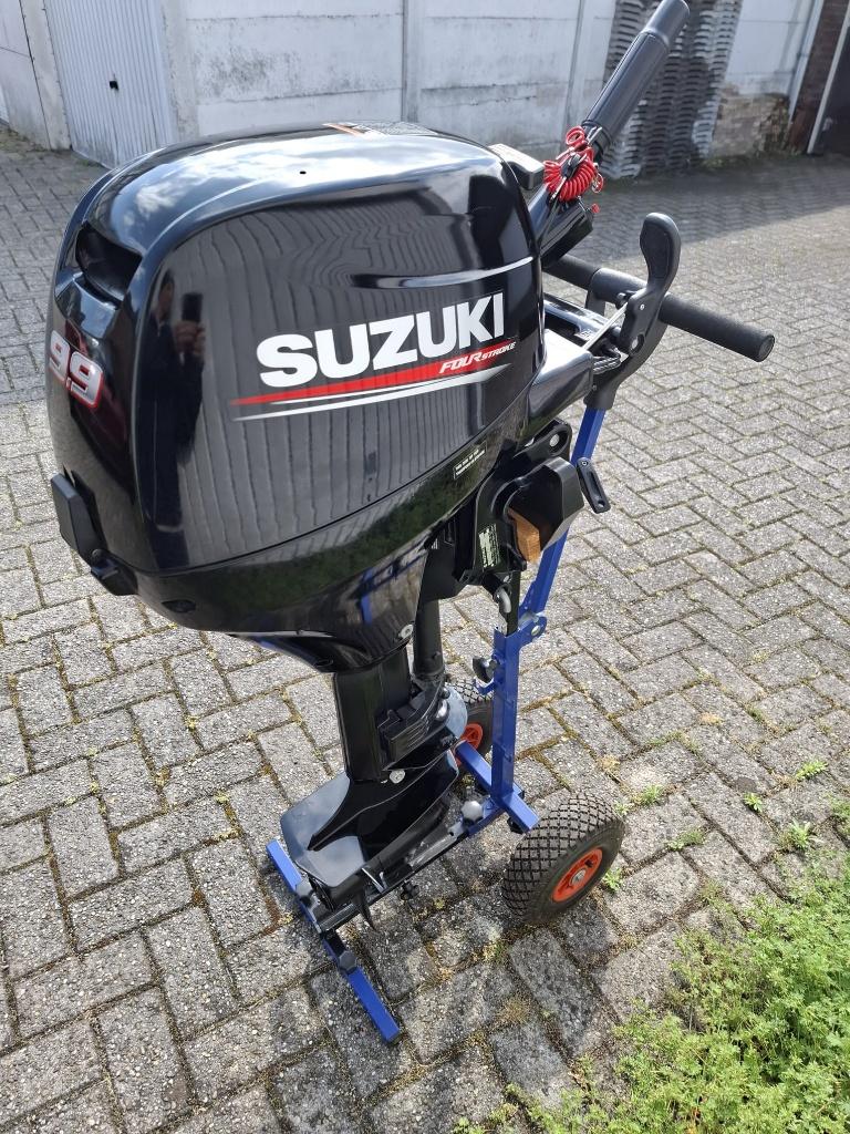 SUZUKI 9,9pk 4takt Knuppelbesturing Langstaart 2021, Ophalen, 5 tot 10 pk, Viertaktmotor, Zo goed als nieuw