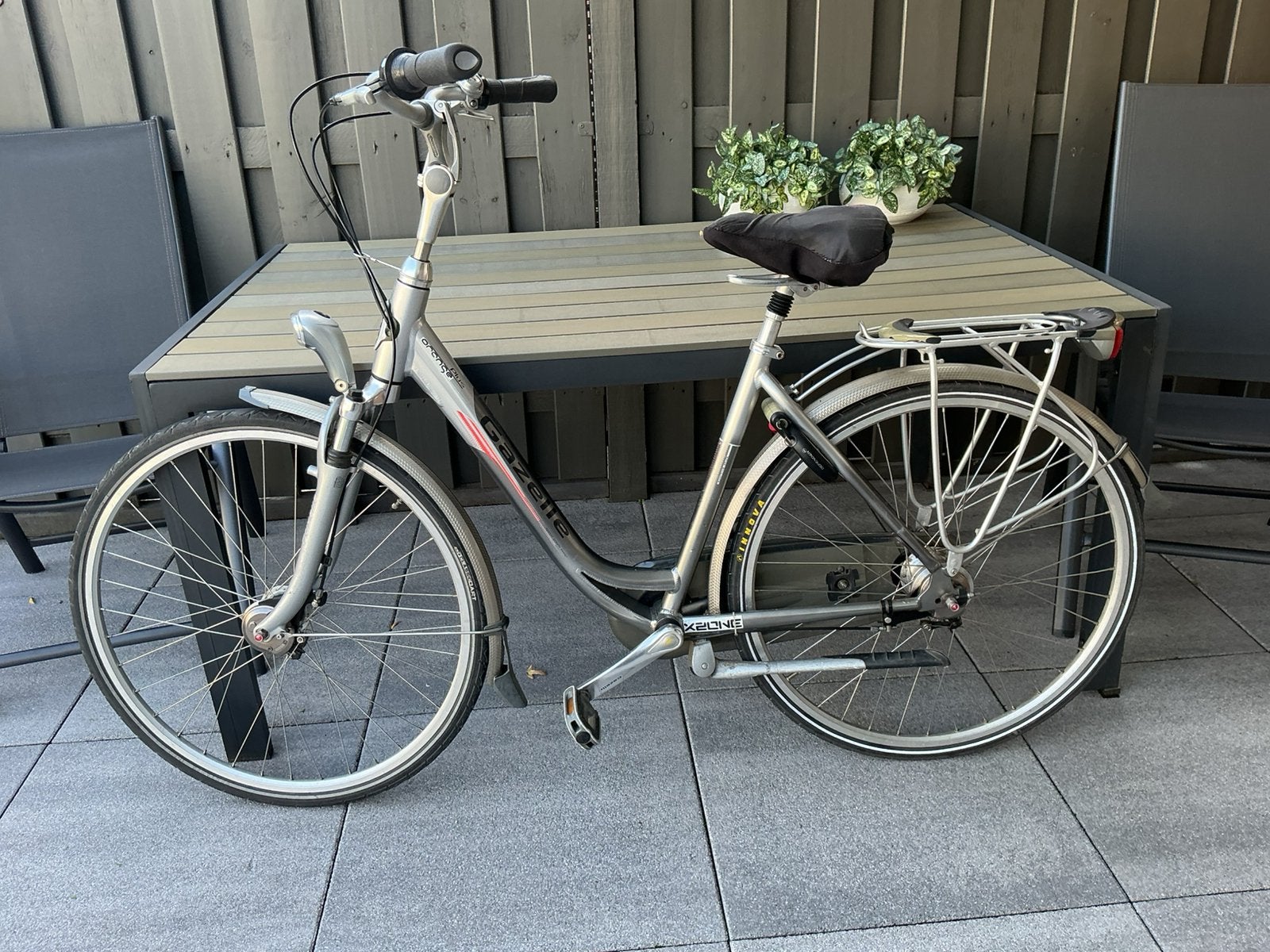 Damesfiets Gazelle Orange Plus, Fietsen en Brommers, Fietsen | Dames | Damesfietsen, Ophalen, Gebruikt, Gazelle