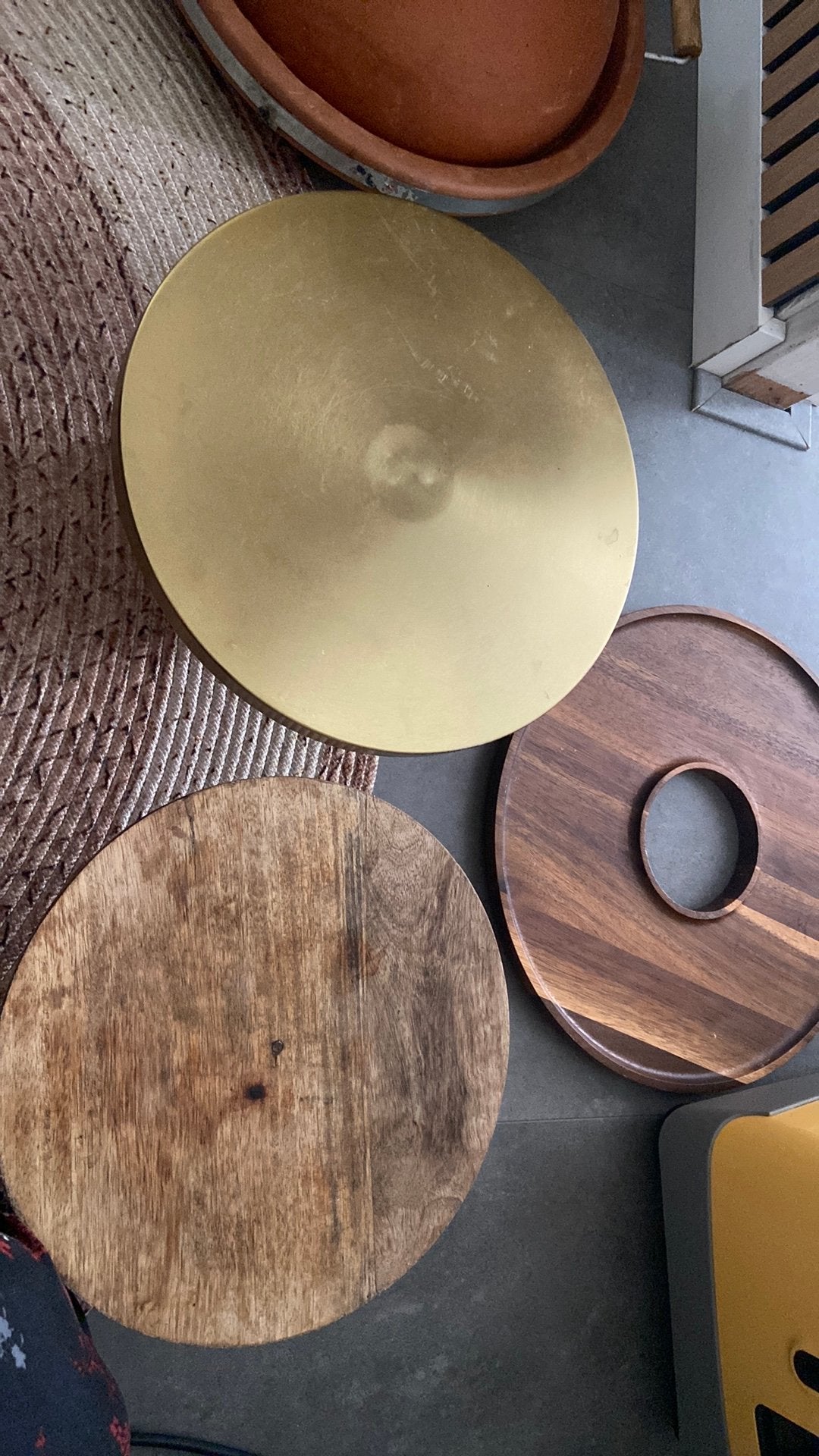 3 serveerplaten voor €20 in goede staat!, Gebruikt, Ophalen of Verzenden, Overige stijlen, Glas