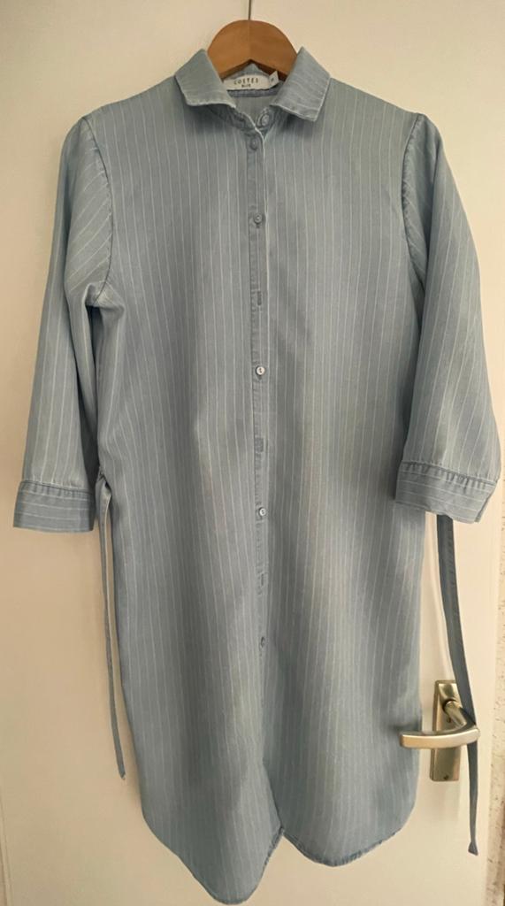 Prachtige Costes Blue Tencel Shirt Dress - Maat M, Maat 38/40 (M), Blauw, Ophalen of Verzenden, Zo goed als nieuw