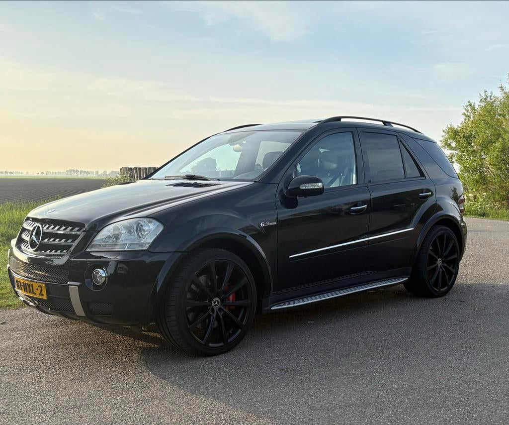 Mercedes-Benz M-Klasse 6.2 Ml63 AMG 4MATIC AUT 2007 Zwart, Auto's, Automaat, 8 cilinders, Zwart, Vierwielaandrijving
