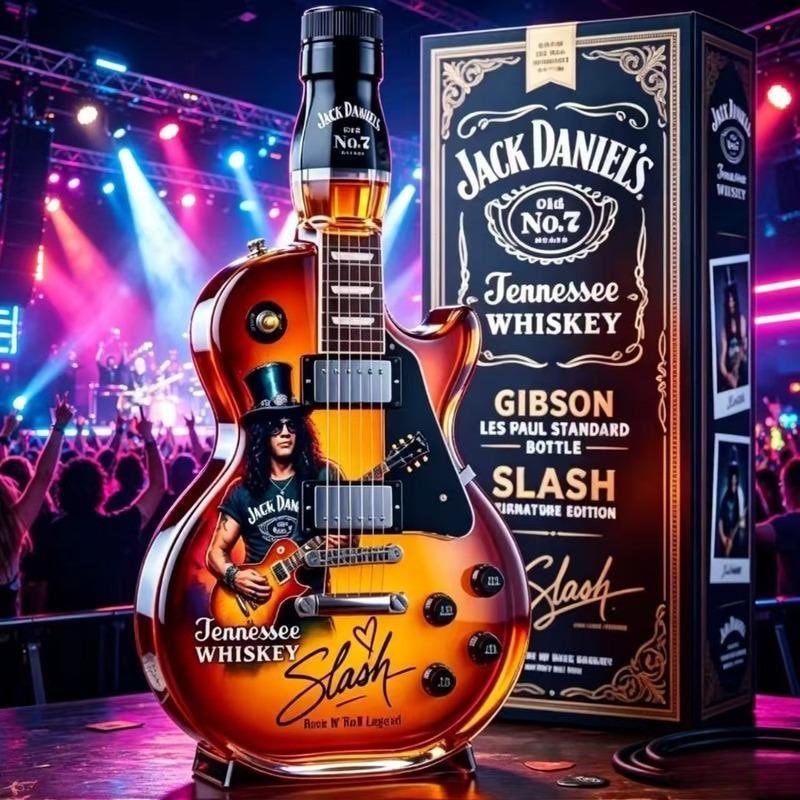 Slash Gibson Les Paul Whiskey Tennessee Jack Daniel's karaf, Ophalen of Verzenden, Nieuw, Overige typen
