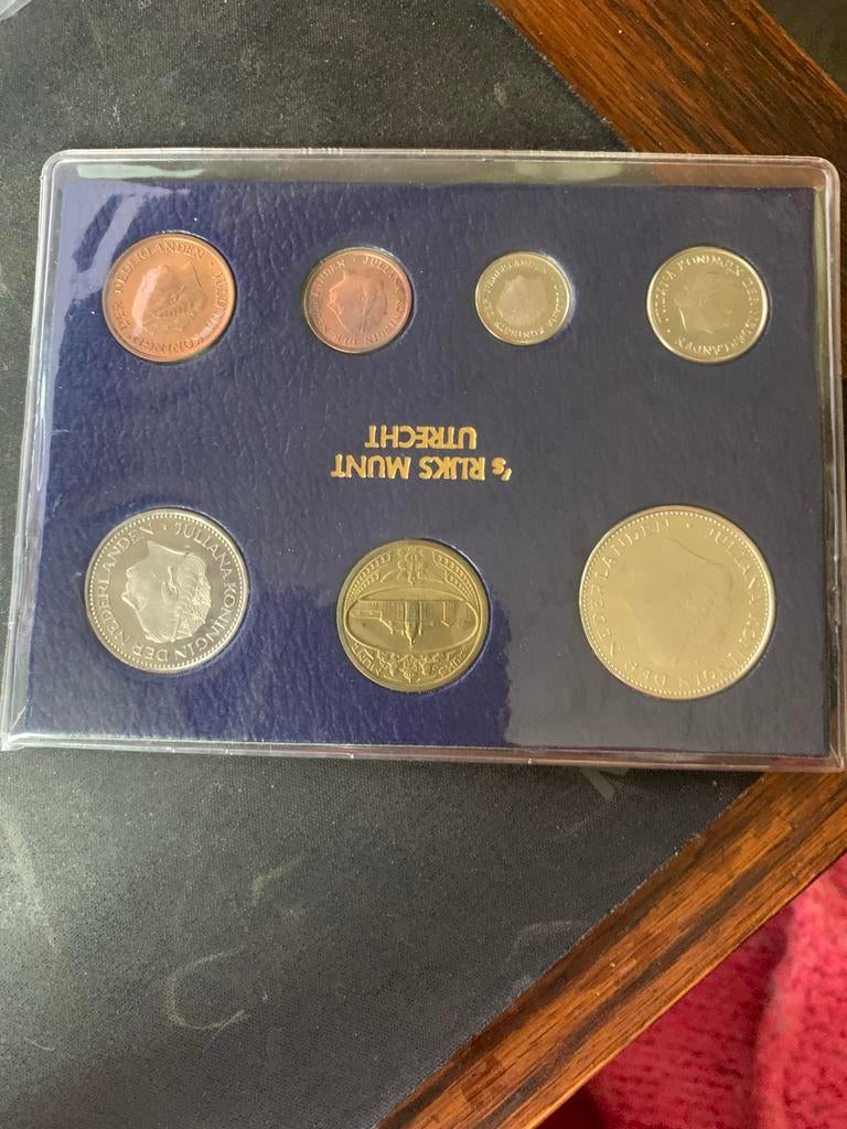 Rijksmunt Utrecht Juliana Muntset 1980, Postzegels en Munten, Munten | Nederland, Ophalen of Verzenden, Koningin Juliana, Overige waardes