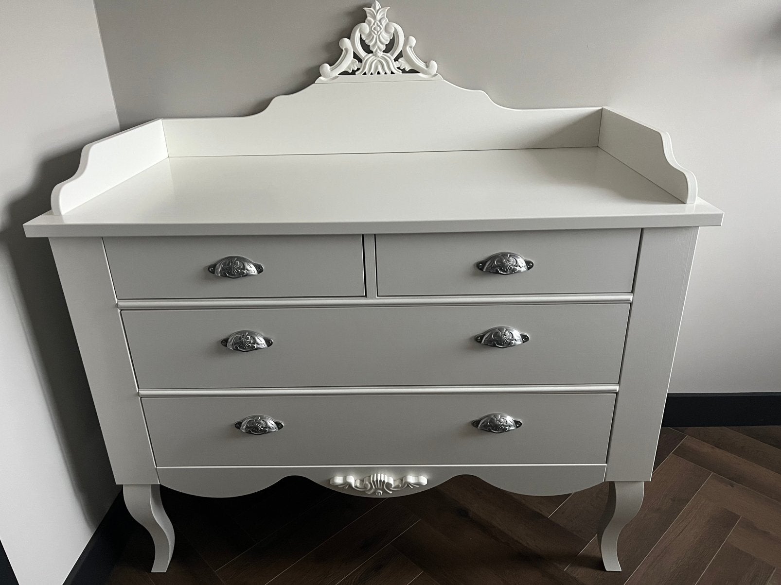 Prachtige babykamer, commode bedje aerosleep matras dekbed, Ophalen, 50 tot 70 cm, 90 tot 105 cm, 100 cm of meer