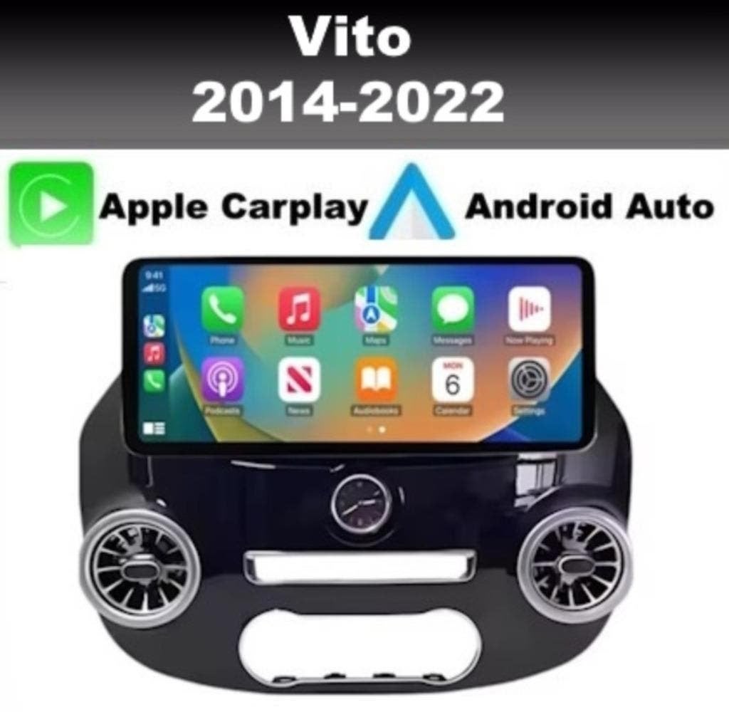 Mercedes Vito radio navigatie 12,3inch apple carplay android, Ophalen of Verzenden, Nieuw