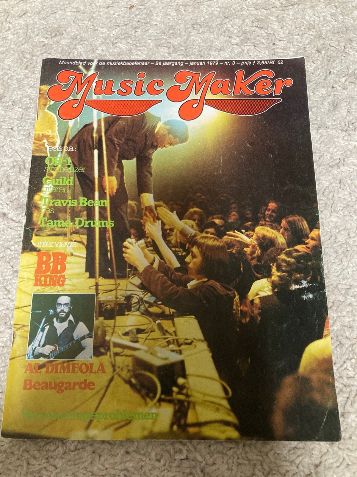 Music Maker - Januari 1979 - BB King, Al Di Meola, Ophalen of Verzenden, Zo goed als nieuw, Muziek, Film of Tv