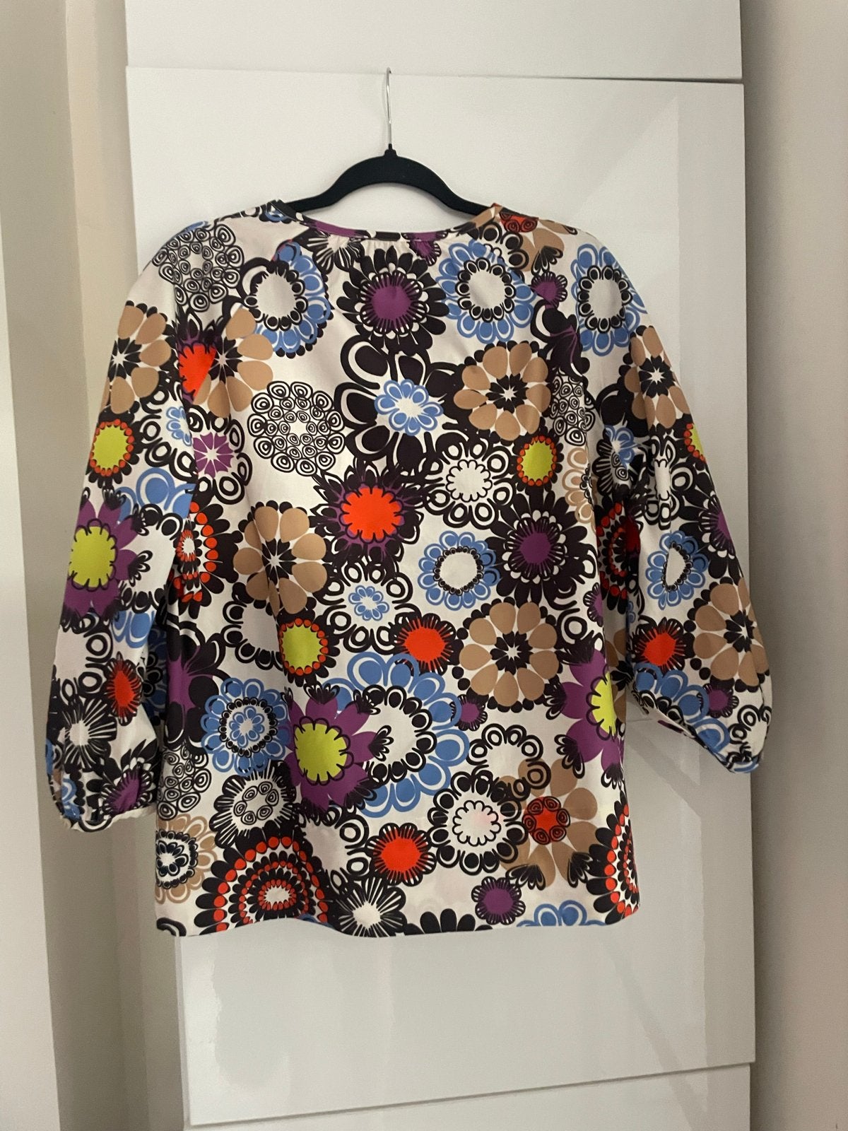 Luisa Cerano veelkleurige katoenen blouse maat 42, Ophalen of Verzenden, Zo goed als nieuw, Maat 42/44 (L), Meerkleurig