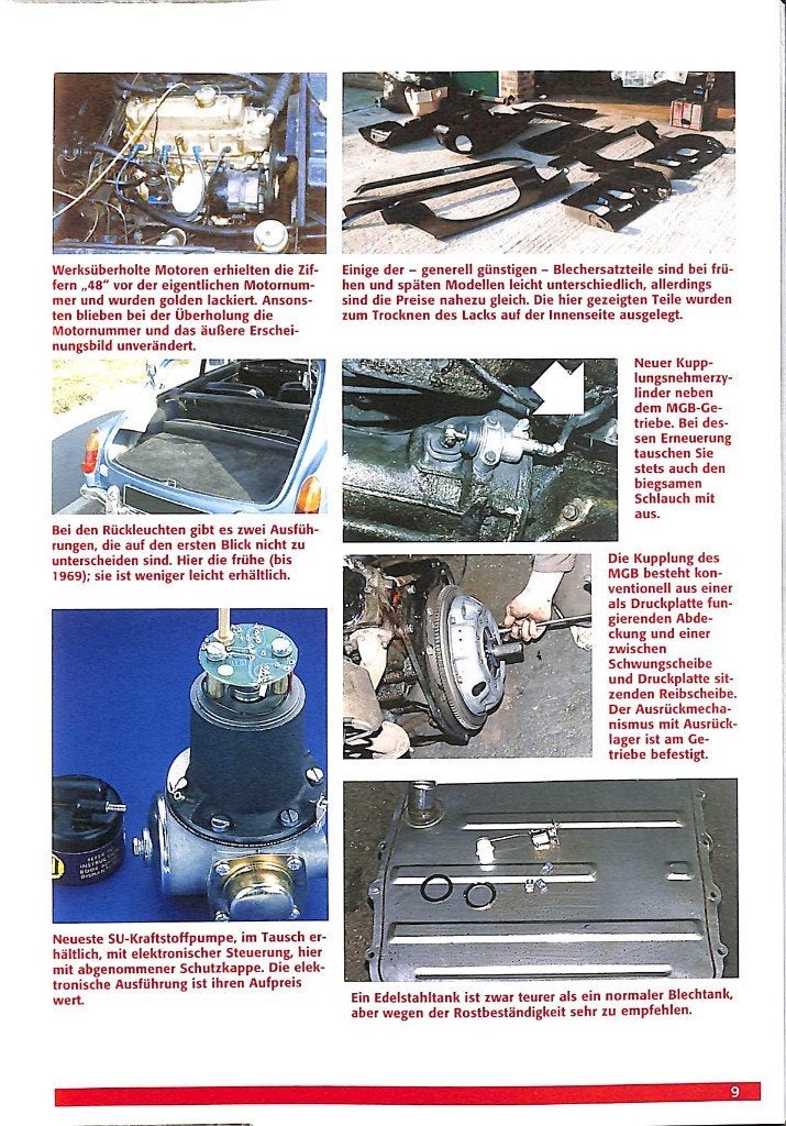 MGB Roadster & GT- Alle Modelle von 1962 - 1980, Verzenden