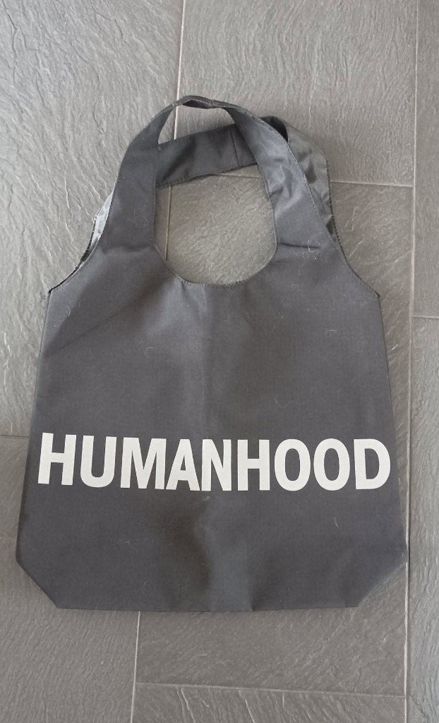 Humanhood Bag Asphaltgold Tote Bag Zwart, Ophalen of Verzenden, Nieuw, Zwart, Shopper
