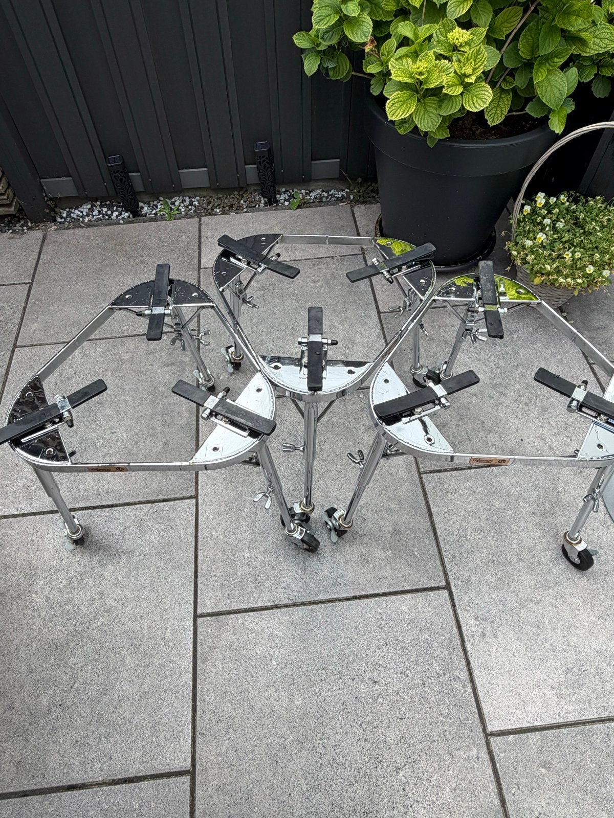 3x Latin Percussion Conga Standaard (Collapsible Cradle), Muziek en Instrumenten, Percussie, Ophalen, Gebruikt, Trommel