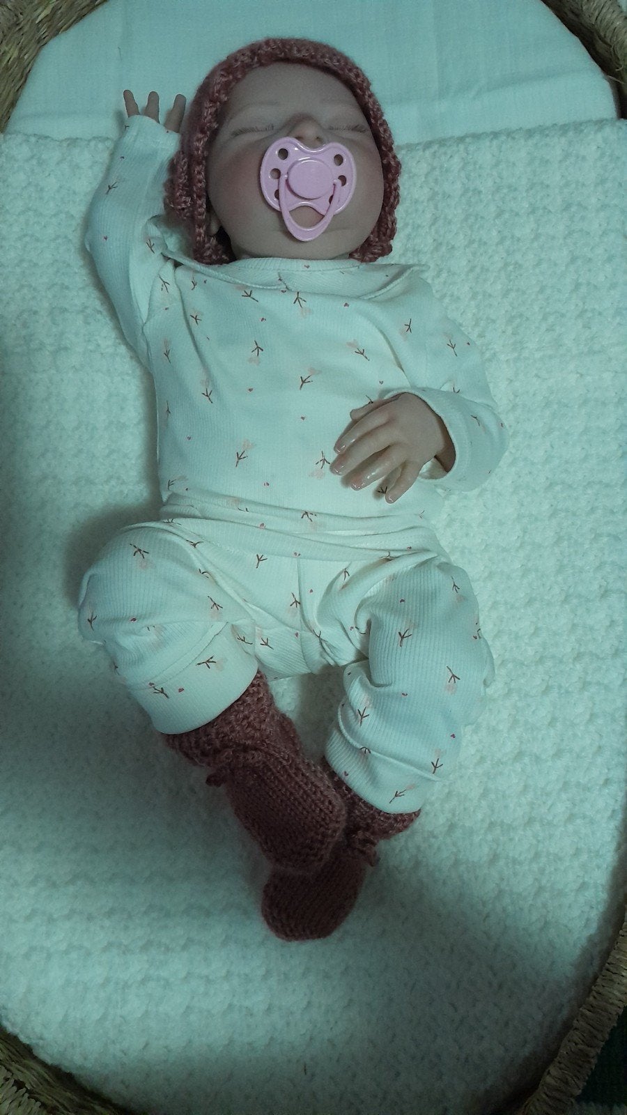 prachtige nieuwe reborn baby poppop, Ophalen, Nieuw, Babypop