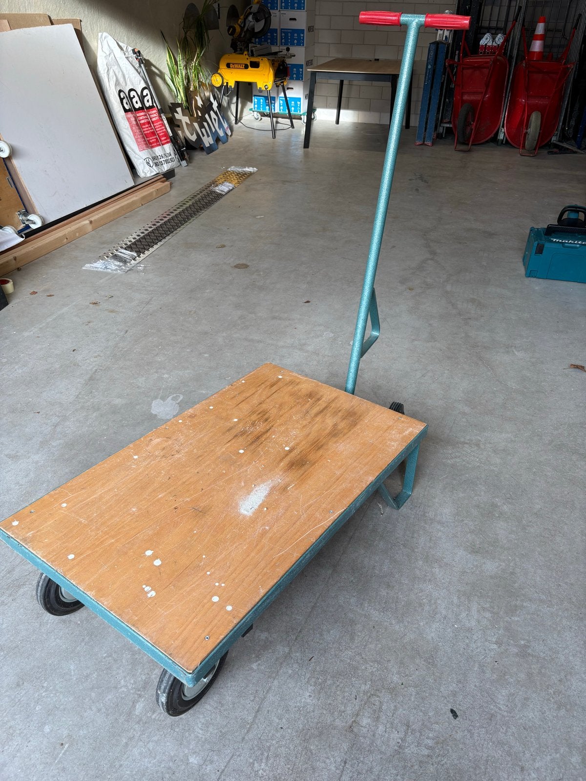 Stevige Overtoom transportkar - Gebruikt, Ophalen of Verzenden, Gebruikt, Transportkar