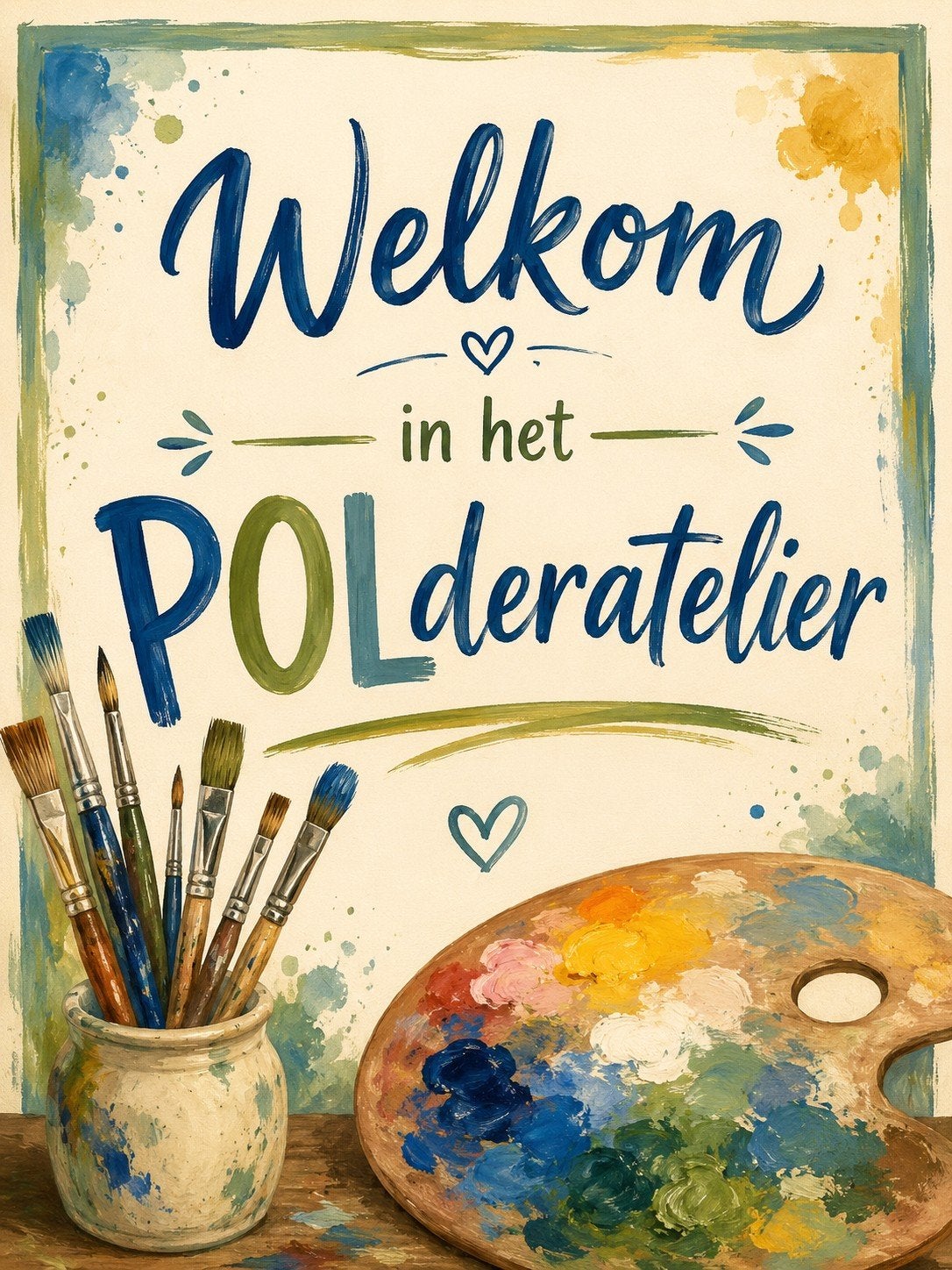 Workshop schilderen op steigerhout, Ophalen, Nieuw, Acrylverf