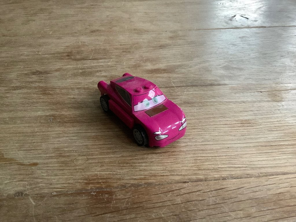 Lego Cars auto, roze, Gebruikt, Overige thema's, Lego, Ophalen of Verzenden