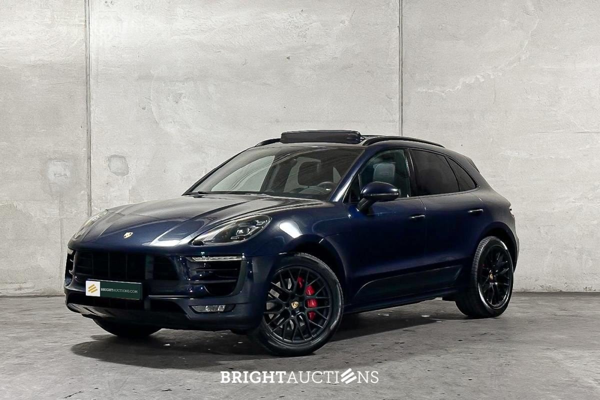 Porsche Macan GTS 3.0 V6 (bj 2018, automaat), Auto's, Automaat, Gebruikt, Blauw, Bedrijf