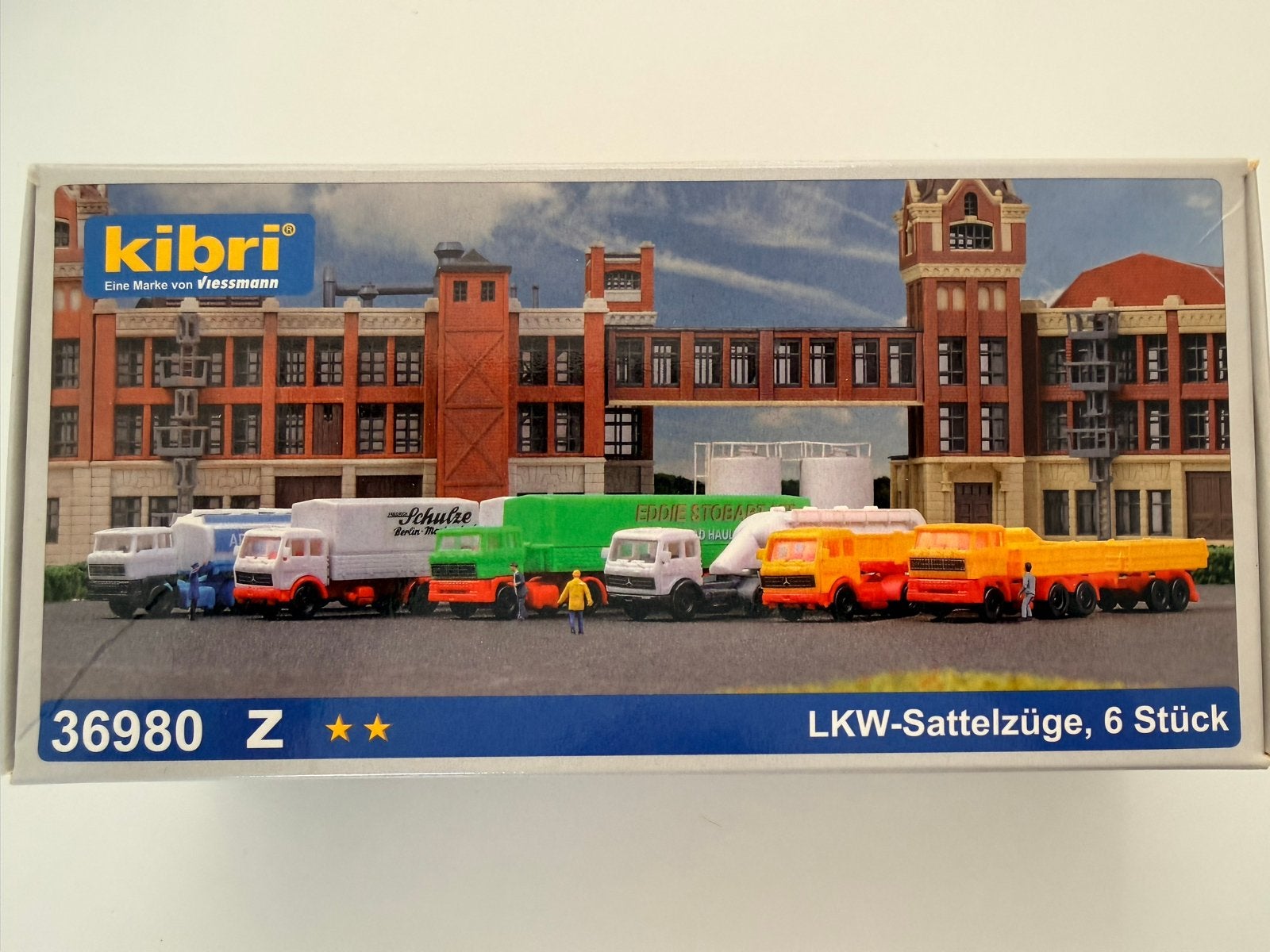Kibri 36980 Z Set vrachtwagens, 6 stuks - Nieuw in doos, Ophalen of Verzenden, Nieuw, Overige merken