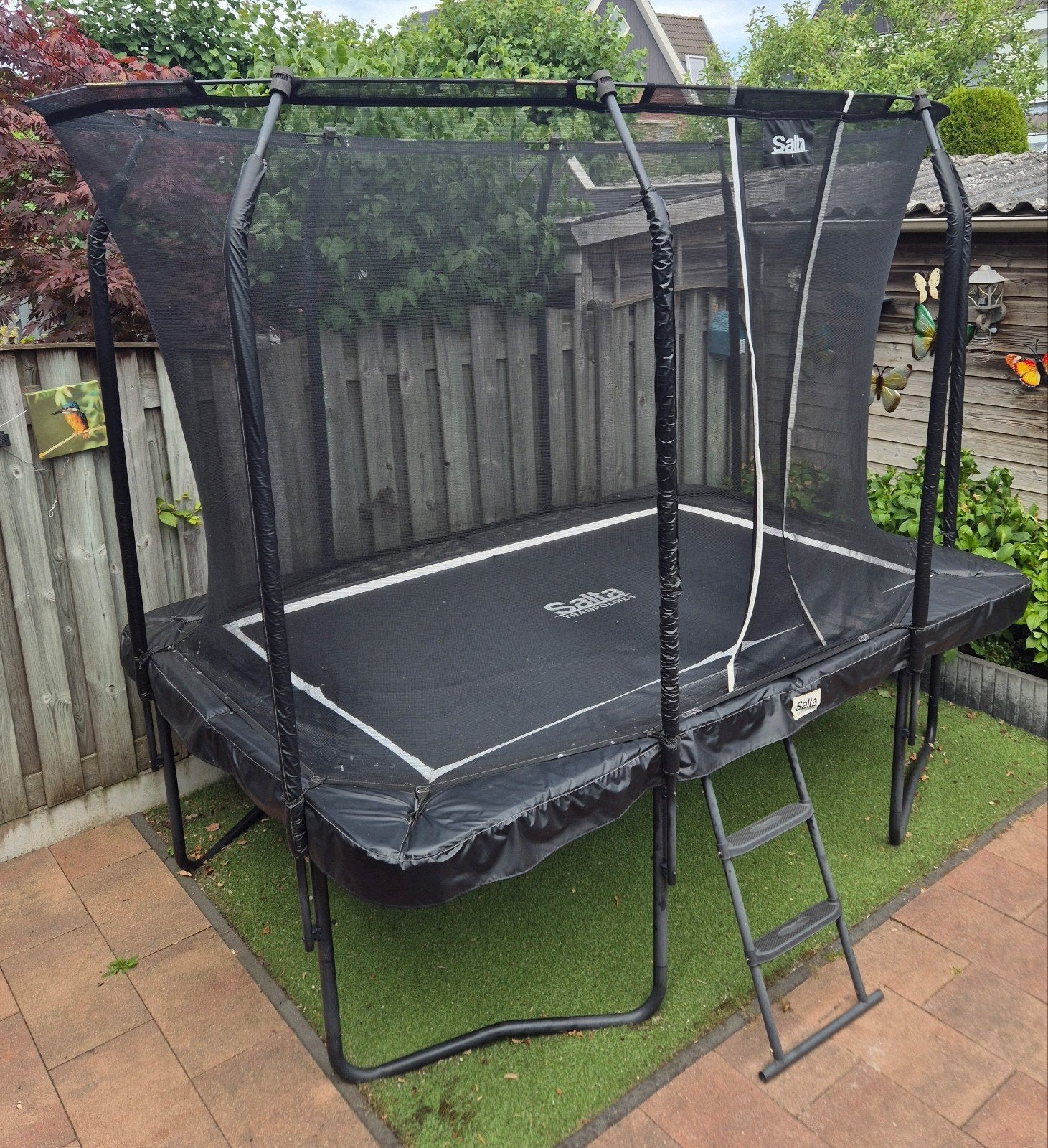 Salta Salta trampoline premium black edition 214X305, Ophalen, Gebruikt