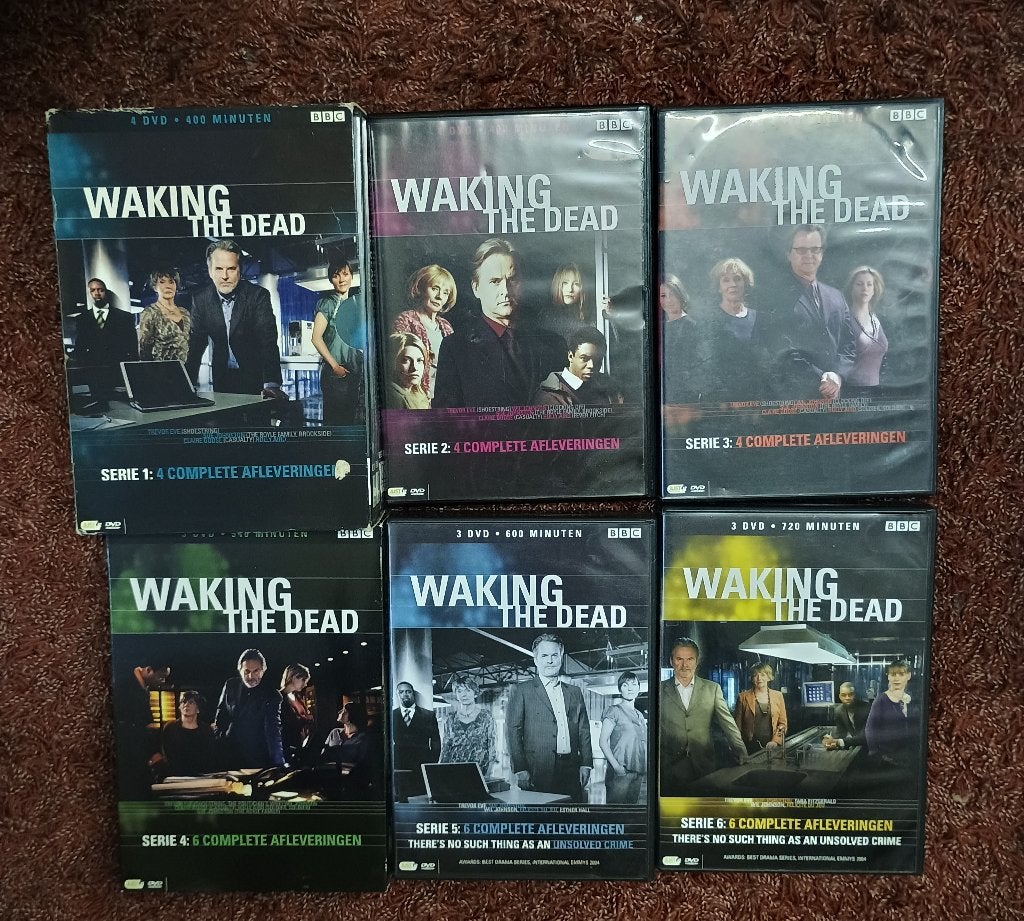 Waking the dead 1 t/m 6, Cd's en Dvd's, Horror, Vanaf 16 jaar, Ophalen of Verzenden, Zo goed als nieuw