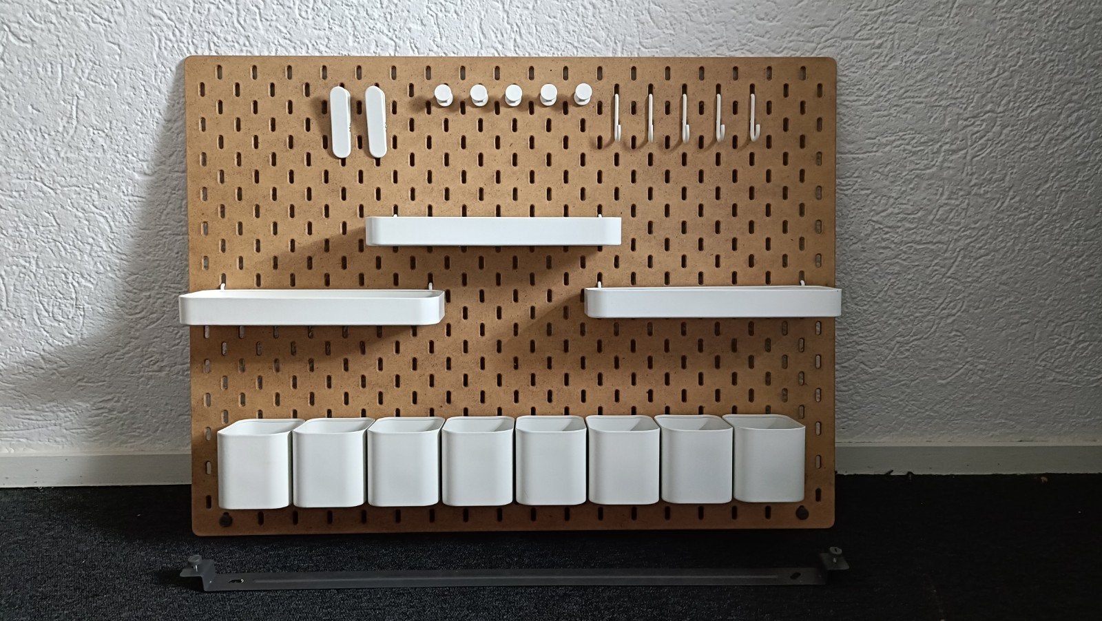 IKEA SKÅDIS ophangbord met accessoires, Huis en Inrichting, Ophalen, Zo goed als nieuw