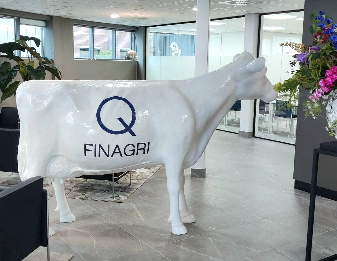 Dierenbeeld koe elke Kleur of Koe met Reclame Tekst of Logo, Ophalen, Nieuw, Kunststof, Dierenbeeld