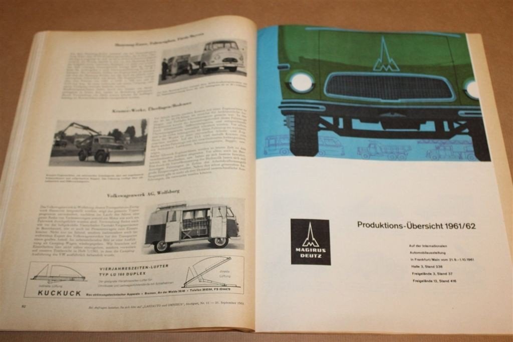 Lastauto und Omnibus 11 1961 — Büssing MAN Magirus, Ophalen of Verzenden, Gelezen, Tractor en Landbouw