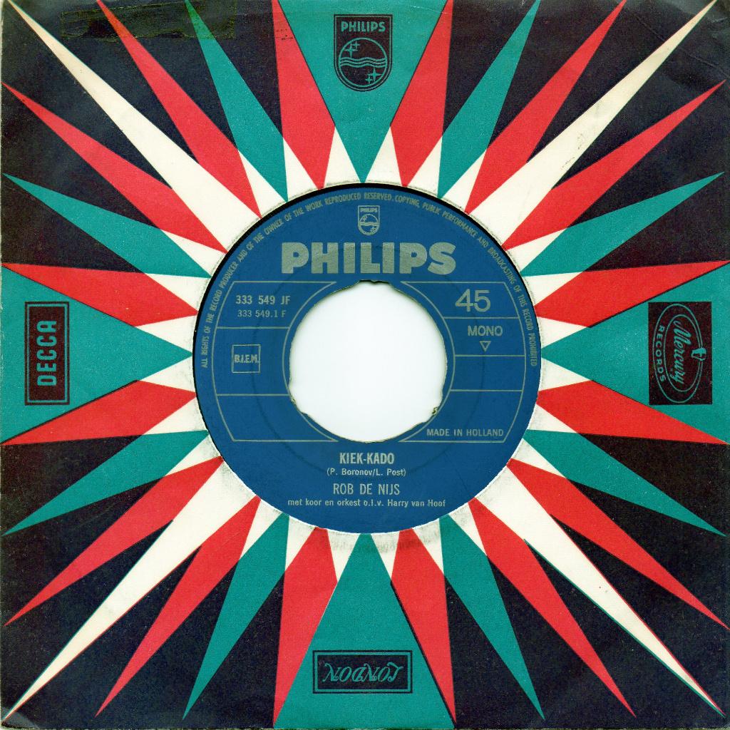 Rob de Nijs - Kiek-kado / Een kaartenhuis, Gebruikt, Verzenden, 7 inch, Single
