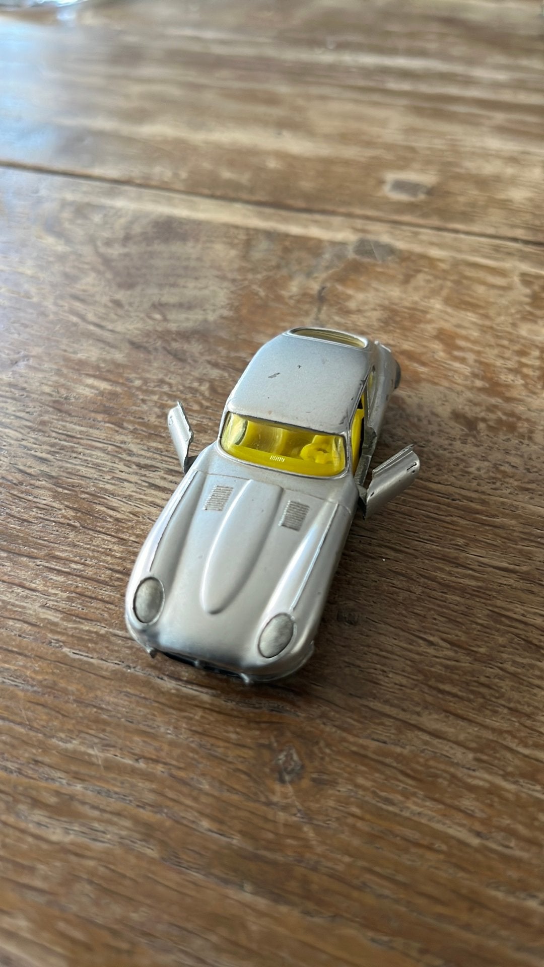 Vintage Siku V294 Jaguar E-Type 2+2 metallic zilver, Ophalen of Verzenden, Gebruikt, Auto