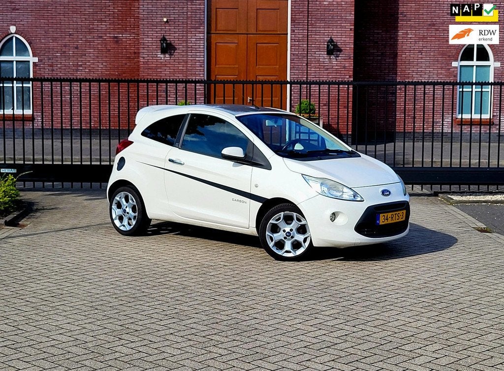 Ford Ka 1.2 Titanium X start/stop / Airco / Carbon / Elektri, Auto's, Voorwielaandrijving, Euro 5, Gebruikt, 1242 cc