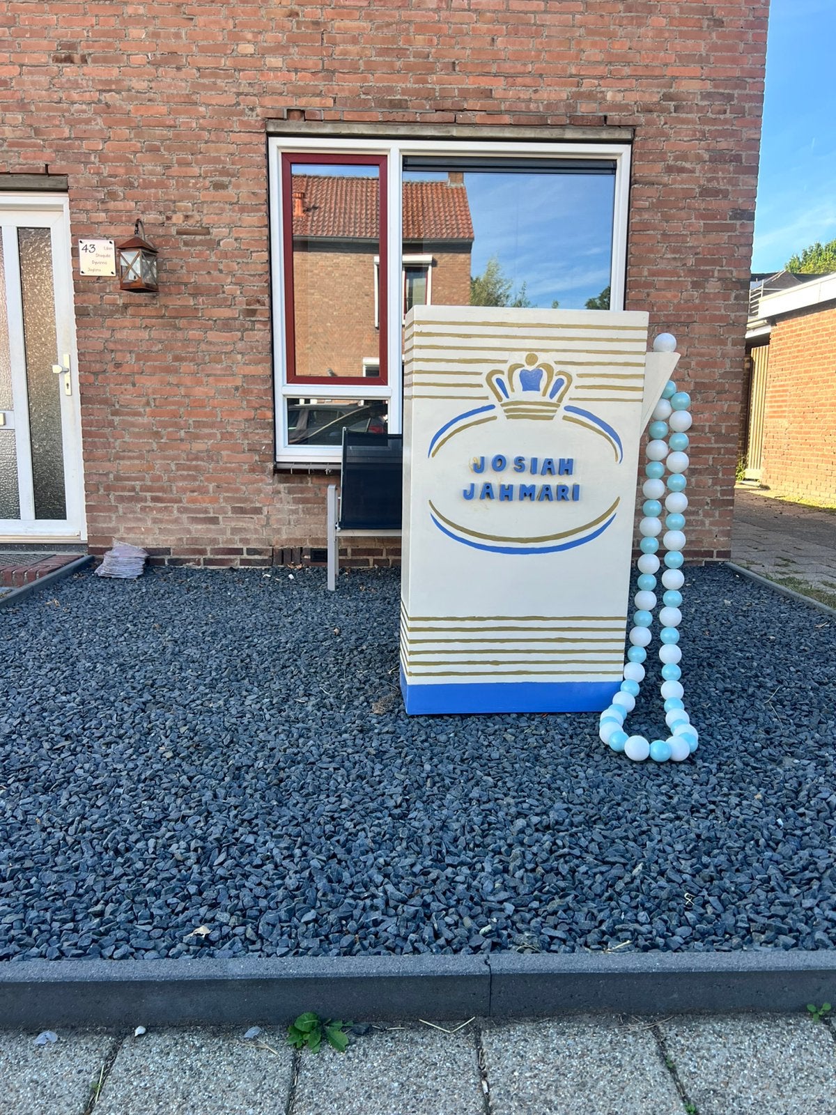 Geboorte-bord te koop, Ophalen, Gebruikt, Geboortebord
